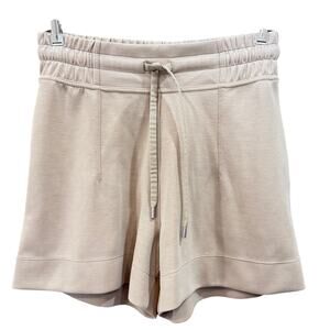 LULULEMON Soft Ambitions High Rise Shorts Size 6 Neutral Soft Heavyweight Modal